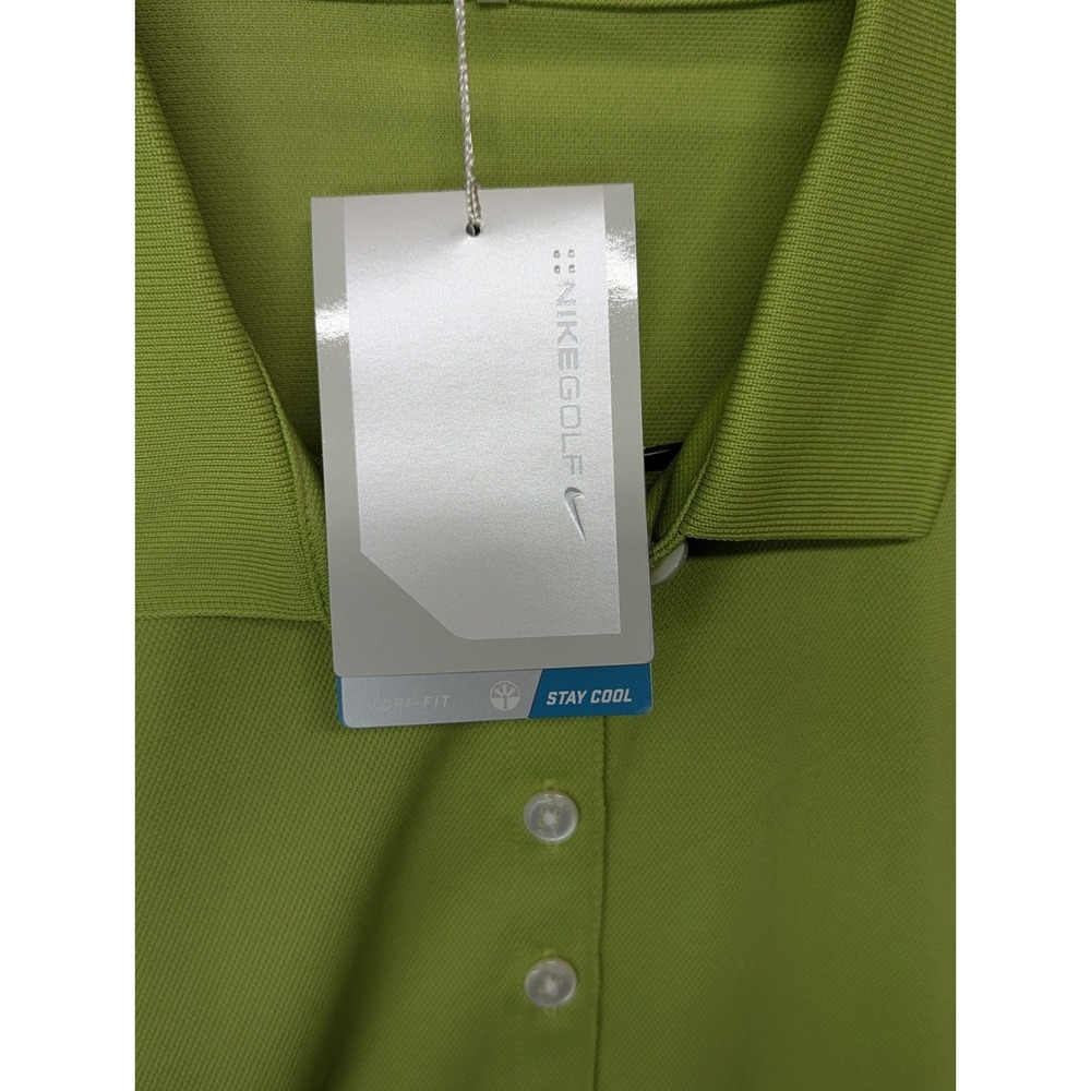 Nike Golf Women's Polo Shirts XL Dri-Fit Blue & Green Golf Shirt NWT Embroidered - Picture 4 of 12